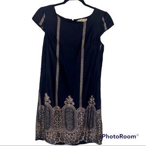 Francesca’s black dress